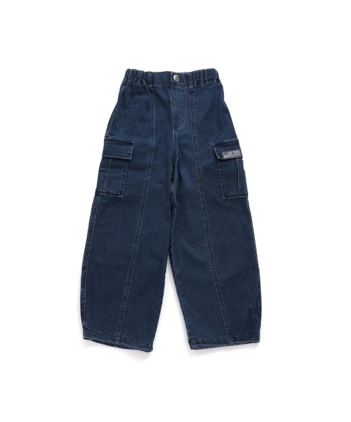 JENNI love（ジェニィラブ）の「【あったか】裏起毛コクーンジョガーデニムパンツ（デニムパンツ・キッズ・ブルー/ネイビー・130cm/140cm/150cm/160cm）」の19枚目の写真