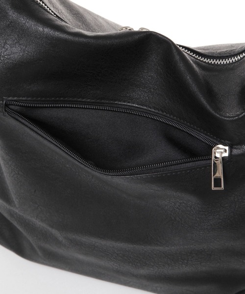 BAYFLOW（ベイフロー）の「[リュックにもショルダーにも]フェイクレザー3WAYトート（ショルダーバッグ・レディース・ブラック/グレー/ライトベージュ・FREE）」の21枚目の写真