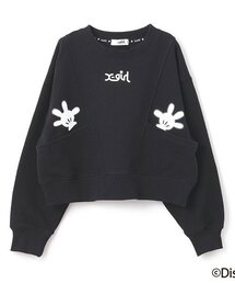 【DISNEY】ミッキー / バックプリントトレーナー