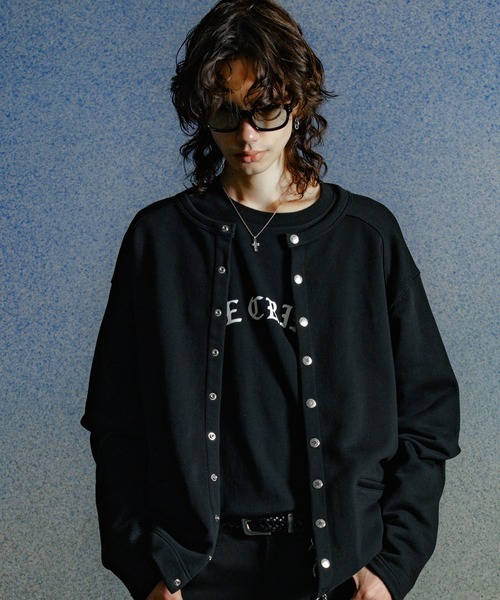 sale CRIMIE RIDERS CARDIGAN SWEAT Lサイズ CRIMIE（クライミー）の「RIDERS SWEAT CARDIGAN / ライダース