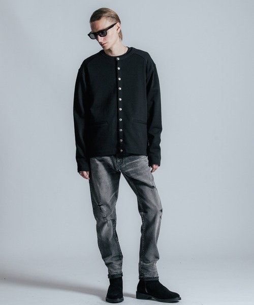 RIDERS CARDIGAN SWEAT / ライダース カーディガン スウェット