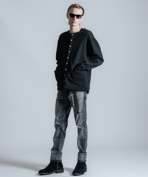 RIDERS CARDIGAN SWEAT / ライダース カーディガン スウェット