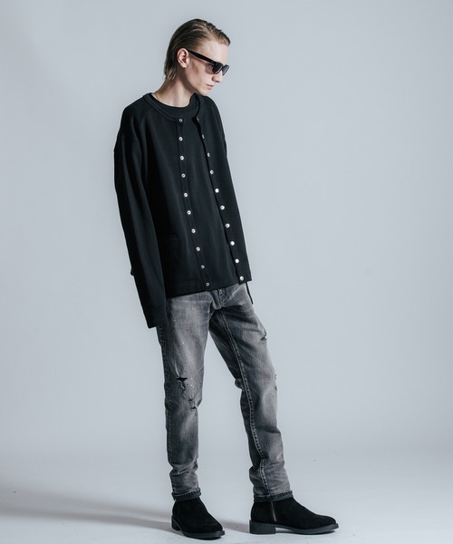 RIDERS CARDIGAN SWEAT / ライダース カーディガン スウェット