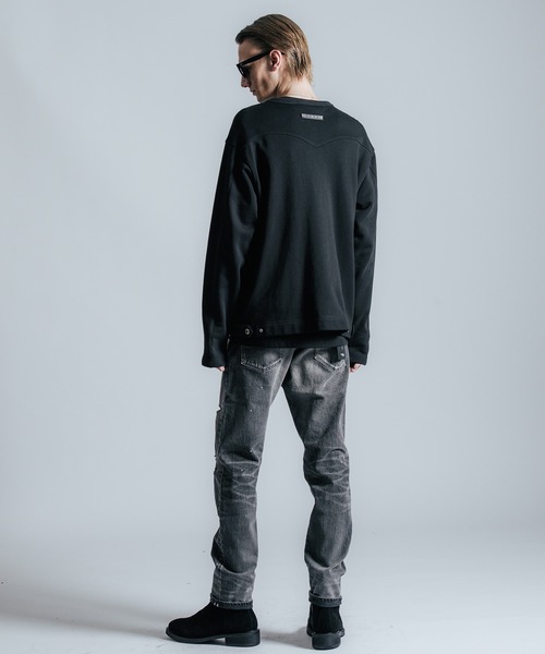 RIDERS CARDIGAN SWEAT / ライダース カーディガン スウェット