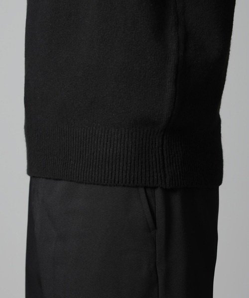 NANO universe（ナノユニバース）の「ウールブレンドクルーネックベスト（ベスト・メンズ・ブラック/チャコール・M/L）」の21枚目の写真