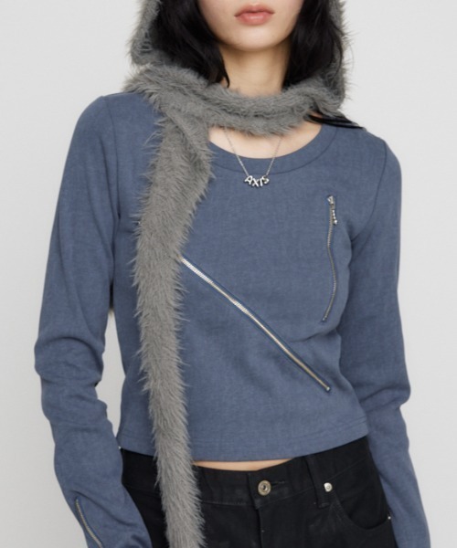 ZIP VINTAGE CUT トップス