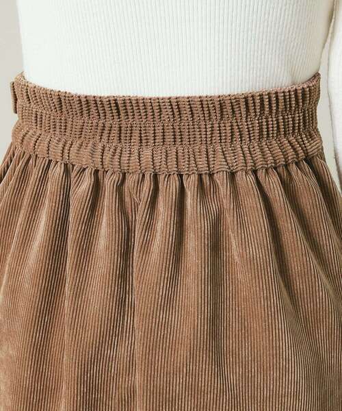 ITS'DEMO（イッツデモ）の「◆【後ろウエストゴム／手洗い可】コーデュロイスカート（スカート・レディース・アイボリー/ブラウン系/ネイビー・00）」の20枚目の写真