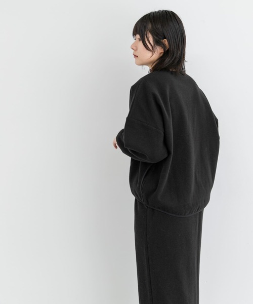 EKAL(エカル)の「ウォームドジャージーパイピングプルオーバー(Tシャツ/カットソー・レディース・アイボリー/ブラック・ONE)」の6枚目の写真