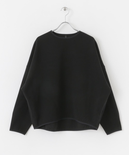 EKAL(エカル)の「ウォームドジャージーパイピングプルオーバー(Tシャツ/カットソー・レディース・アイボリー/ブラック・ONE)」の12枚目の写真