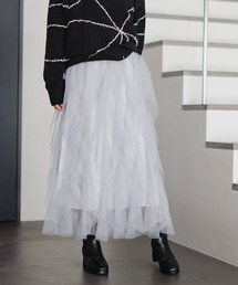 ラッフルチュールスカート  289335