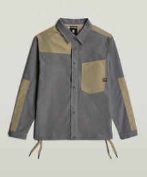 G-STAR | ONE POCKET RELAXED PM SHIRT/パネル切り替えデザインリラックスシャツジャケット(シャツ/ブラウス)