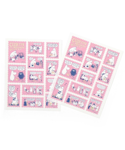MOOMIN（ムーミン）の「MOOMIN ムーミン 切手風シール ステッカー ミニ（ステッカー/テープ・レディース・グリーン/ピンク/ブルー/イエロー・FREE）」の11枚目の写真