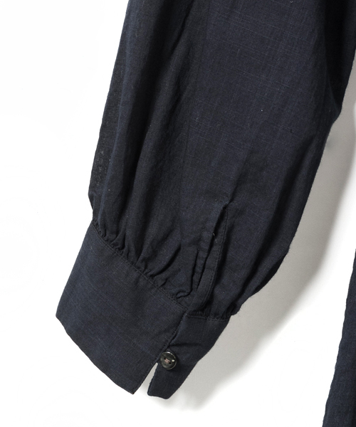 navasana(ナバアサナ)の「navasanaスラブCクロス刺繍ワンピース/712-NOB-N161-OP002(ワンピース・レディース・オフホワイト/ネイビー・FREE)」の9枚目の写真