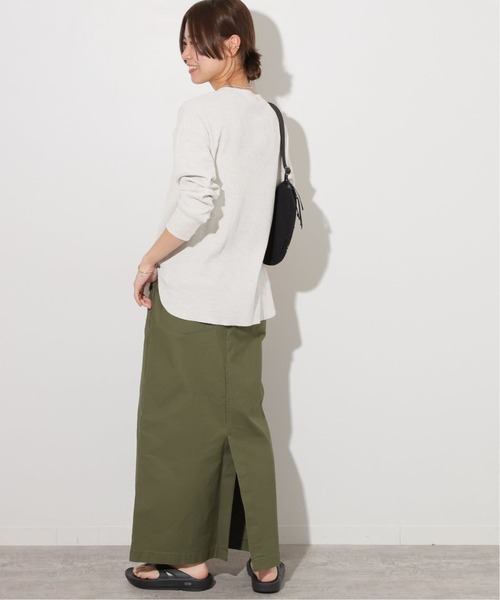 JOURNAL STANDARD relume(ジャーナルスタンダード レリューム)の「《追加10》TCワッフルロングスリーブTシャツ(Tシャツ/カットソー・レディース・ストーン/チャコールグレー/ホワイト・FREE)」の16枚目の写真