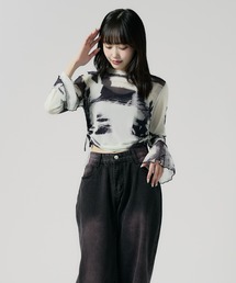 Chick | Vintage Like Sheer Tops / ヴィンテージ風シアートップス(Tシャツ/カットソー)