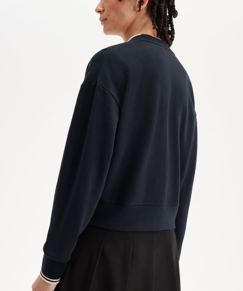 カーディガン Tipped Sweatshirt Cardigan／スウェットカーディガン レディース セール】Tipped Sweatshirt Cardigan／スウェットカーディガン