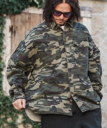 ms5952-Bio Wash Camofurage Ripstop Shirts ミリタリーシャツ