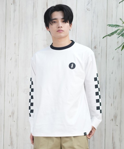 セール】Electric/エレクトリック 長袖Tシャツ/ロンT スリーブプリント