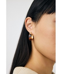 MARBLE CLASSIC HOOP ピアス