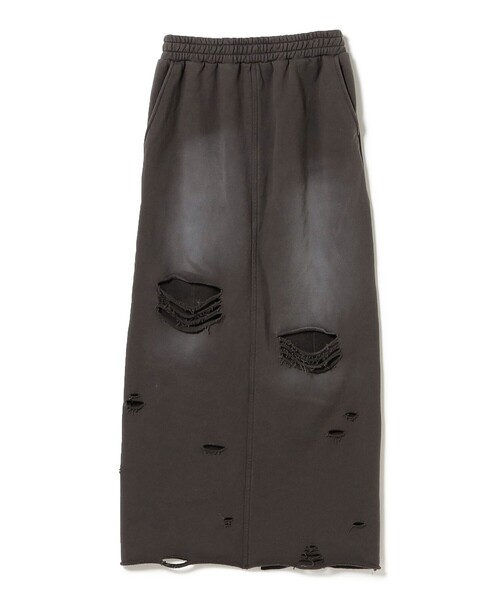 Ray BEAMS(レイビームス)の「ダメージ スウェット スカート(スカート・レディース・グレー/チャコールグレー/ピンク・0/1)」の8枚目の写真