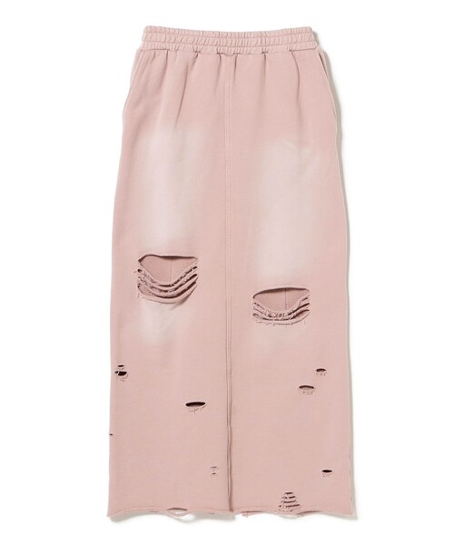 Ray BEAMS(レイビームス)の「ダメージ スウェット スカート(スカート・レディース・グレー/チャコールグレー/ピンク・0/1)」の12枚目の写真