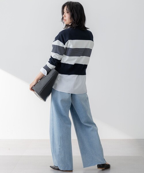 SLOW/一部店舗限定】LIGHT DENIM バレルワイド パンツ（デニムパンツ