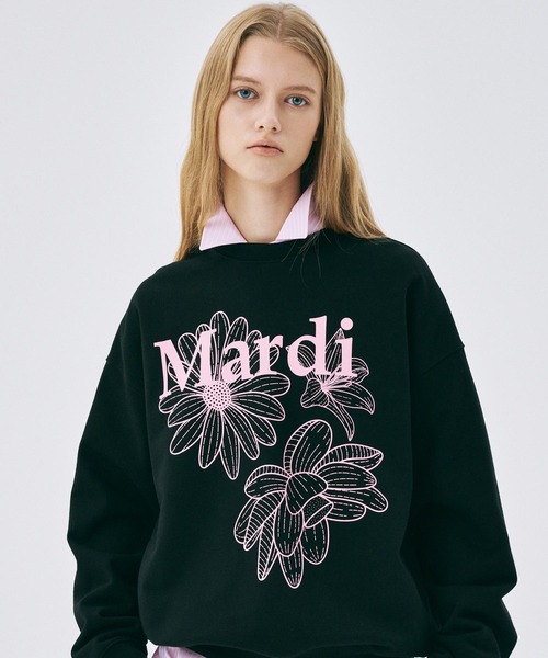 トップス Mardi Mercredi SWEATSHIRT TRIPLE FLOWER Mardi Mercredi - Sweatshirt Triple Flower – Halmeoni Manila