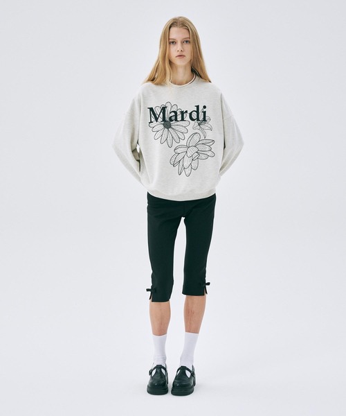 セール】SWEATSHIRT TRIPLE FLOWER（スウェット）｜Mardi Mercredi