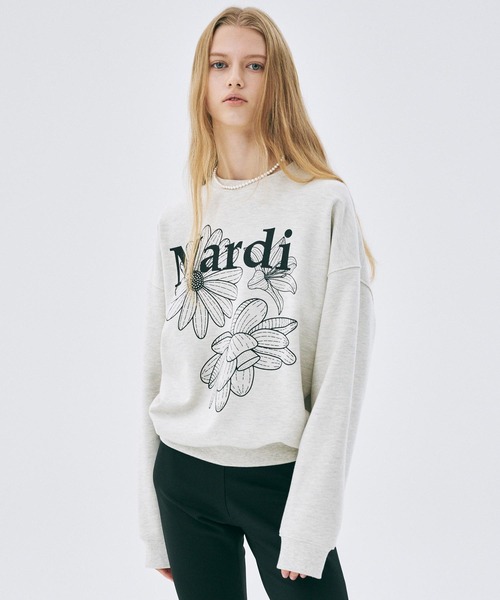 SWEATSHIRT TRIPLE FLOWER（スウェット）｜Mardi Mercredi