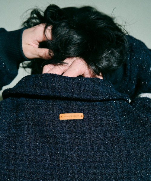 Camphor wood（カンファーウッド）の「flower embroidery lame tweed