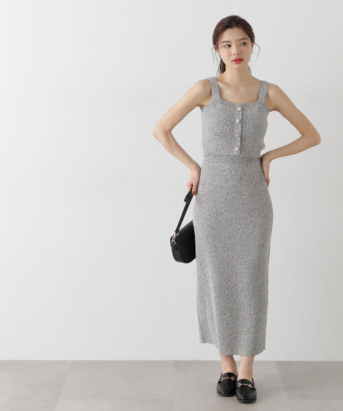 PROPORTION BODY DRESSING（プロポーションボディドレッシング）の「＜Ｅ＞ビスチェ＋タイトスカートＳＥＴ　ＵＰ / 1215147301（ワンピース・レディース・グレー/オフホワイト・SMALL/MEDIUM）」の19枚目の写真