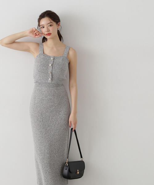 PROPORTION BODY DRESSING（プロポーションボディドレッシング）の「＜Ｅ＞ビスチェ＋タイトスカートＳＥＴ　ＵＰ / 1215147301（ワンピース・レディース・グレー/オフホワイト・SMALL/MEDIUM）」の21枚目の写真