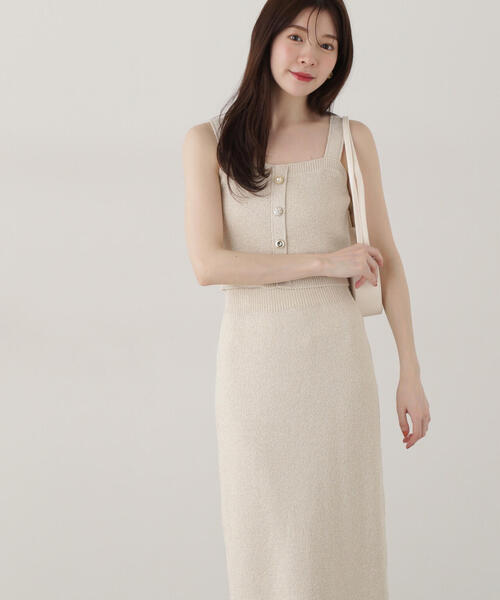 PROPORTION BODY DRESSING（プロポーションボディドレッシング）の「＜Ｅ＞ビスチェ＋タイトスカートＳＥＴ　ＵＰ / 1215147301（ワンピース・レディース・グレー/オフホワイト・SMALL/MEDIUM）」の9枚目の写真