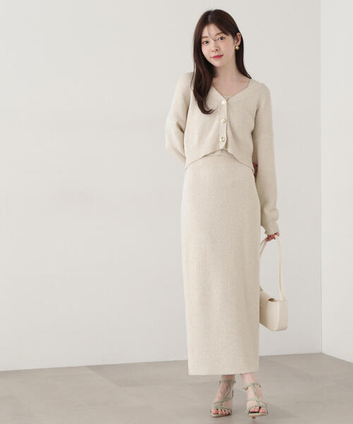 PROPORTION BODY DRESSING（プロポーションボディドレッシング）の「＜Ｅ＞ビスチェ＋タイトスカートＳＥＴ　ＵＰ / 1215147301（ワンピース・レディース・グレー/オフホワイト・SMALL/MEDIUM）」の14枚目の写真