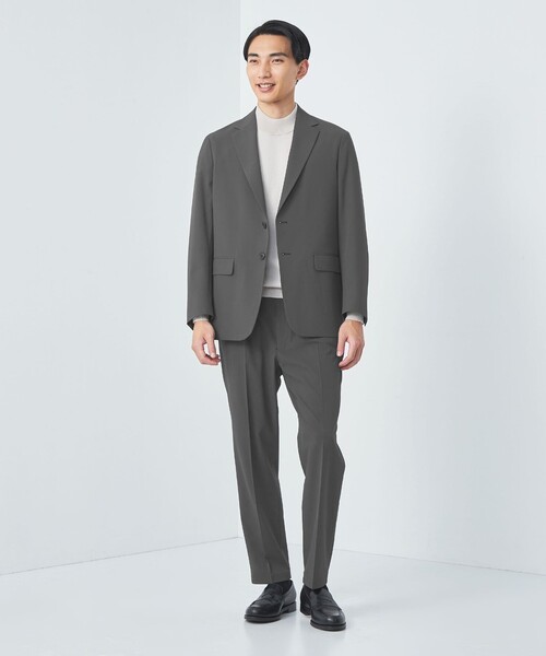 green label relaxing（グリーンレーベルリラクシング）の「A+ PERTEX UNLIMITED リラックス ジャケット -ストレッチ・防シワ・撥水-（テーラードジャケット・メンズ・ブラック/グレー・XL/L/M/S）」の7枚目の写真