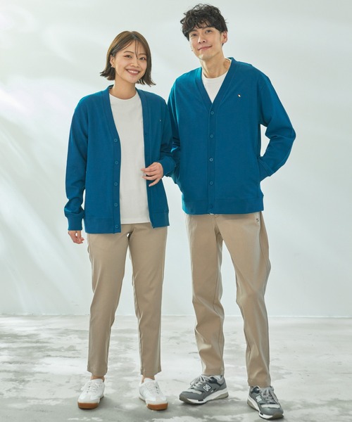 Arnold Palmer（アーノルドパーマー）の「カノコ ダブルフェイス カーディガン（カーディガン/ボレロ・レディース・グリーン/杢グレー・S/M/L/XS/LL）」の4枚目の写真