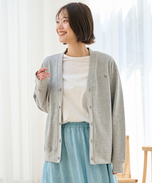 Arnold Palmer（アーノルドパーマー）の「カノコ ダブルフェイス カーディガン（カーディガン/ボレロ・レディース・グリーン/杢グレー・S/M/L/XS/LL）」の8枚目の写真