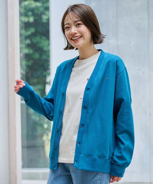 Arnold Palmer（アーノルドパーマー）の「カノコ ダブルフェイス カーディガン（カーディガン/ボレロ・レディース・グリーン/杢グレー・S/M/L/XS/LL）」の16枚目の写真