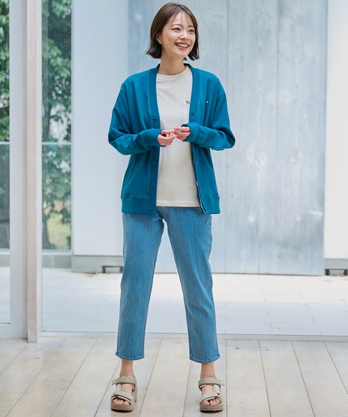 Arnold Palmer（アーノルドパーマー）の「カノコ ダブルフェイス カーディガン（カーディガン/ボレロ・レディース・グリーン/杢グレー・S/M/L/XS/LL）」の17枚目の写真