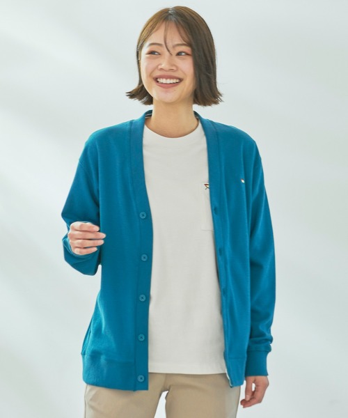 Arnold Palmer（アーノルドパーマー）の「カノコ ダブルフェイス カーディガン（カーディガン/ボレロ・レディース・グリーン/杢グレー・S/M/L/XS/LL）」の18枚目の写真