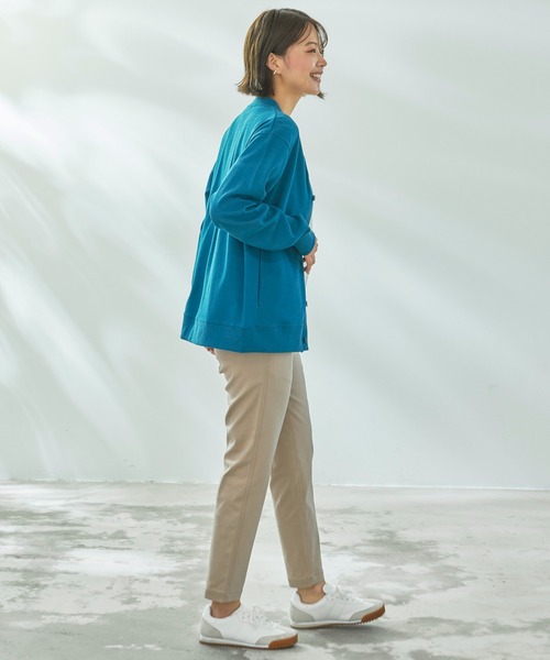 Arnold Palmer（アーノルドパーマー）の「カノコ ダブルフェイス カーディガン（カーディガン/ボレロ・レディース・グリーン/杢グレー・S/M/L/XS/LL）」の20枚目の写真