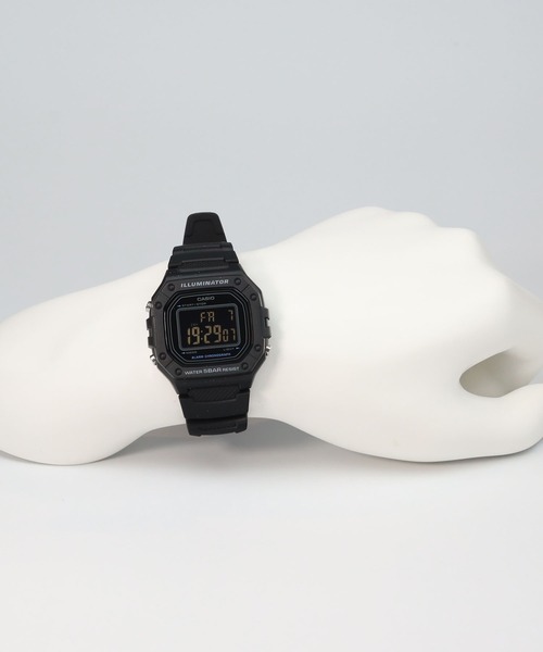 CASIO(カシオ)の「CASIO Collection / W-218H-1BJF(デジタル腕時計・メンズ・ブラック・FREE)」の8枚目の写真