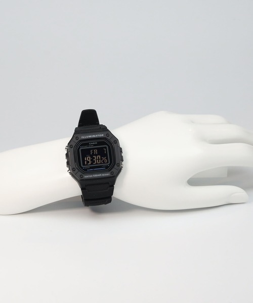 CASIO(カシオ)の「CASIO Collection / W-218H-1BJF(デジタル腕時計・メンズ・ブラック・FREE)」の10枚目の写真