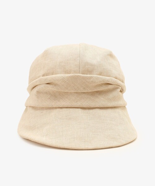 Afternoon Tea（アフタヌーンティー）の「リネンUVハンクハット（ハット・レディース・ブラック/アイボリー/ベージュ・ONE SIZE）」の21枚目の写真