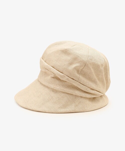 Afternoon Tea（アフタヌーンティー）の「リネンUVハンクハット（ハット・レディース・ブラック/アイボリー/ベージュ・ONE SIZE）」の13枚目の写真