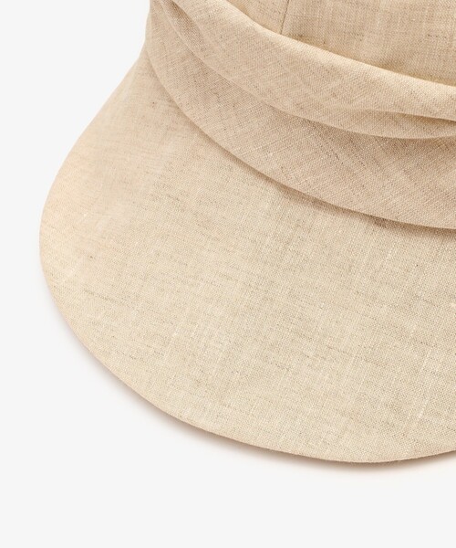 Afternoon Tea（アフタヌーンティー）の「リネンUVハンクハット（ハット・レディース・ブラック/アイボリー/ベージュ・ONE SIZE）」の14枚目の写真