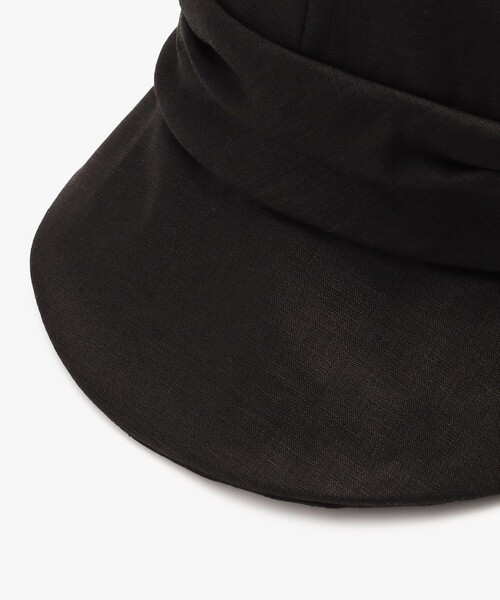 Afternoon Tea（アフタヌーンティー）の「リネンUVハンクハット（ハット・レディース・ブラック/アイボリー/ベージュ・ONE SIZE）」の9枚目の写真