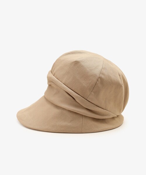 Afternoon Tea（アフタヌーンティー）の「リネンUVハンクハット（ハット・レディース・ブラック/アイボリー/ベージュ・ONE SIZE）」の11枚目の写真