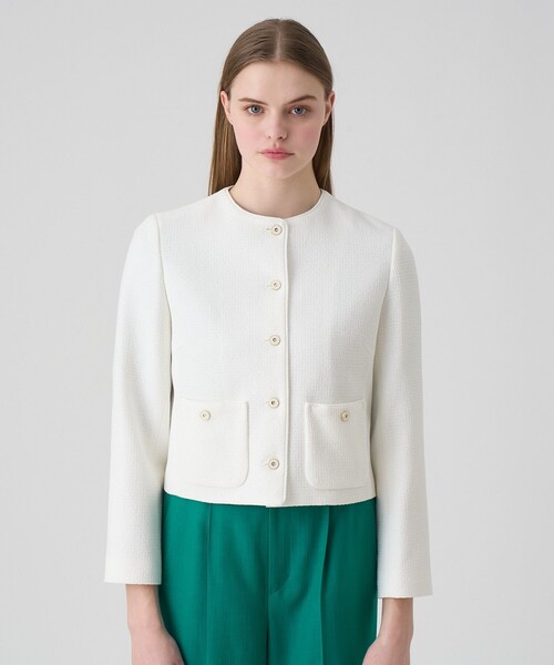 セール】【セットアップ対応商品】ドビーツイードクルー ジャケット セール】【セットアップ対応商品】ドビーツイードクルー ジャケット