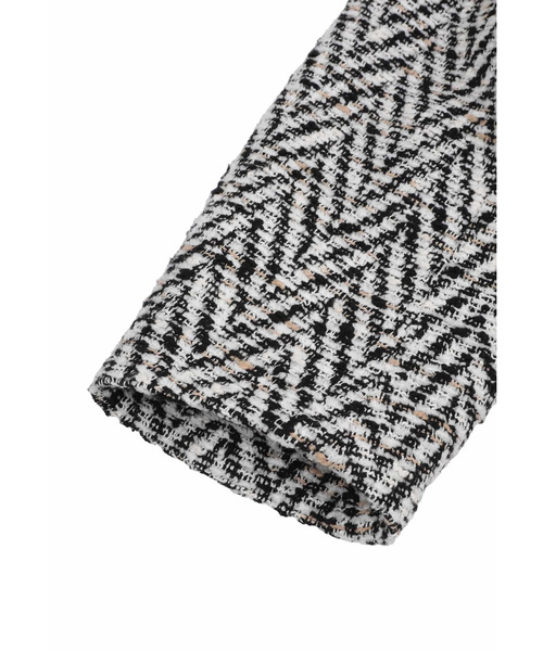 タグ付き 1erArrondissement ヘリンボーンショートブルゾン 38 セール】ヘリンボーンショートブルゾン（その他アウター）｜1er